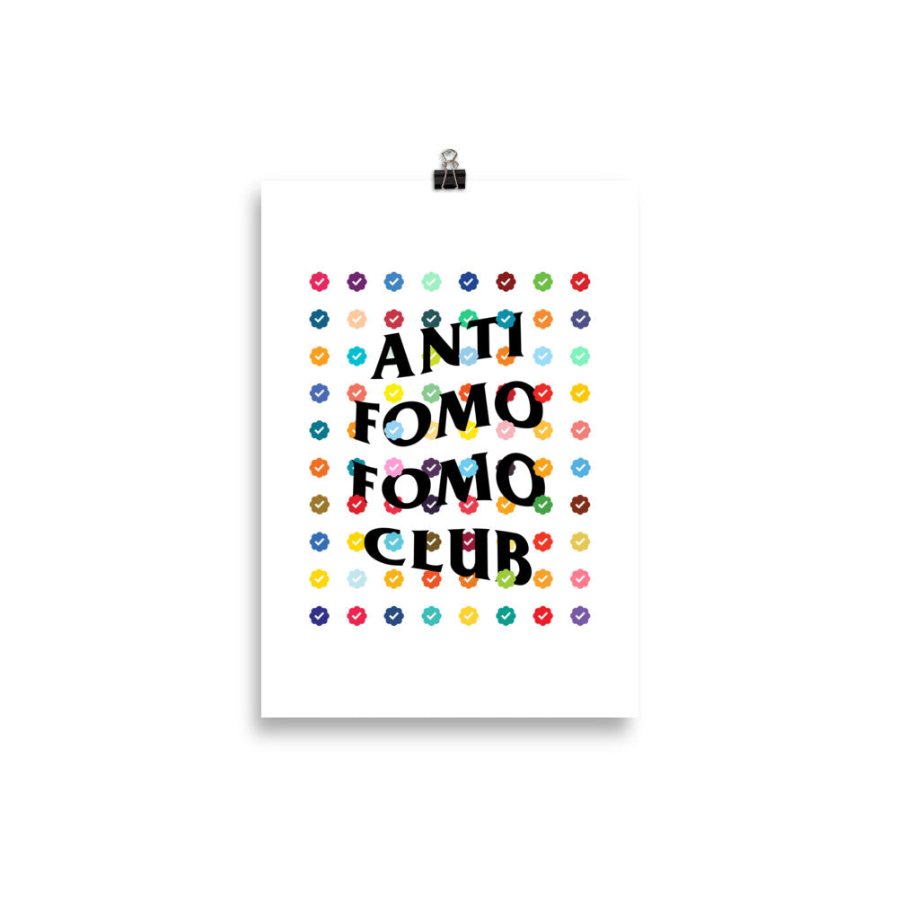 Checks FOMO Matte A4 Print