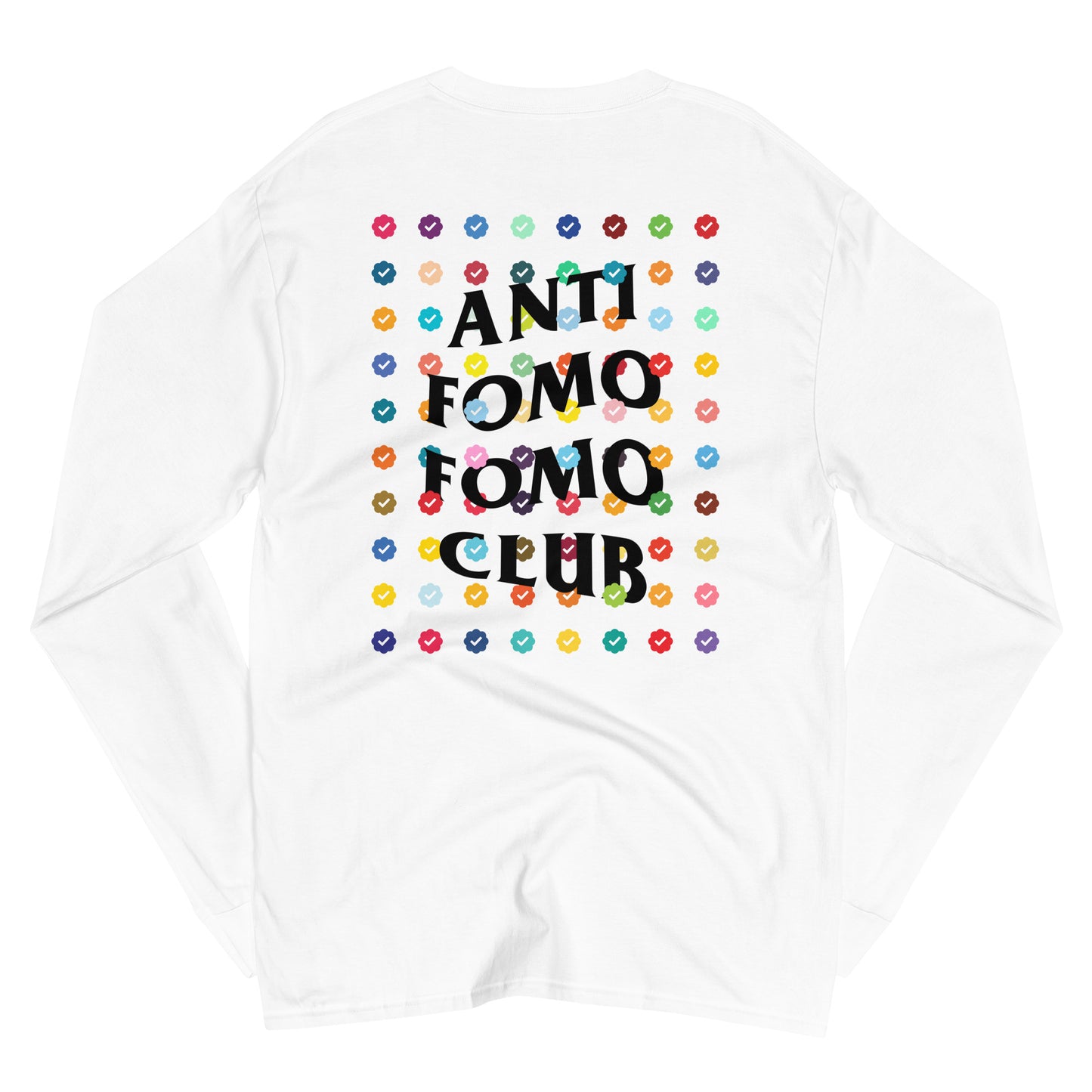 Checks FOMO Printed Long Tee